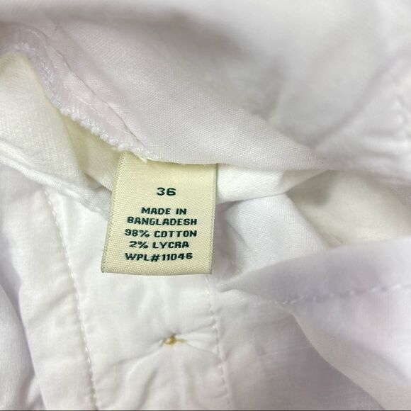 Southern Pines Chino Flat Front Bowtie Embroidered Shorts Size 36 - Picture 4 of 5